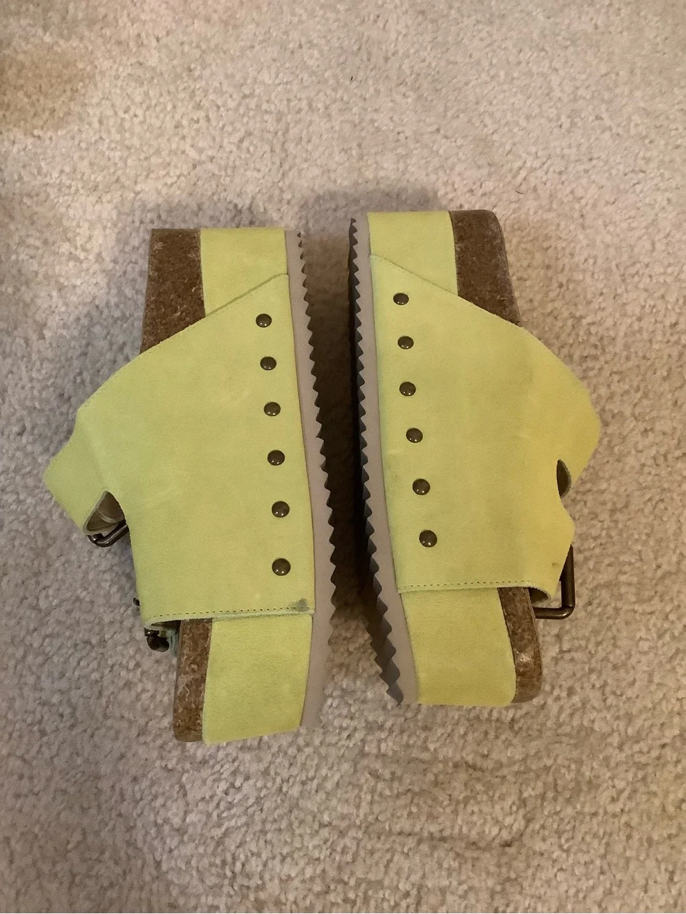 Intentionally Blank Free People Rule Breaker Flatform Platform Sandals size 37/7